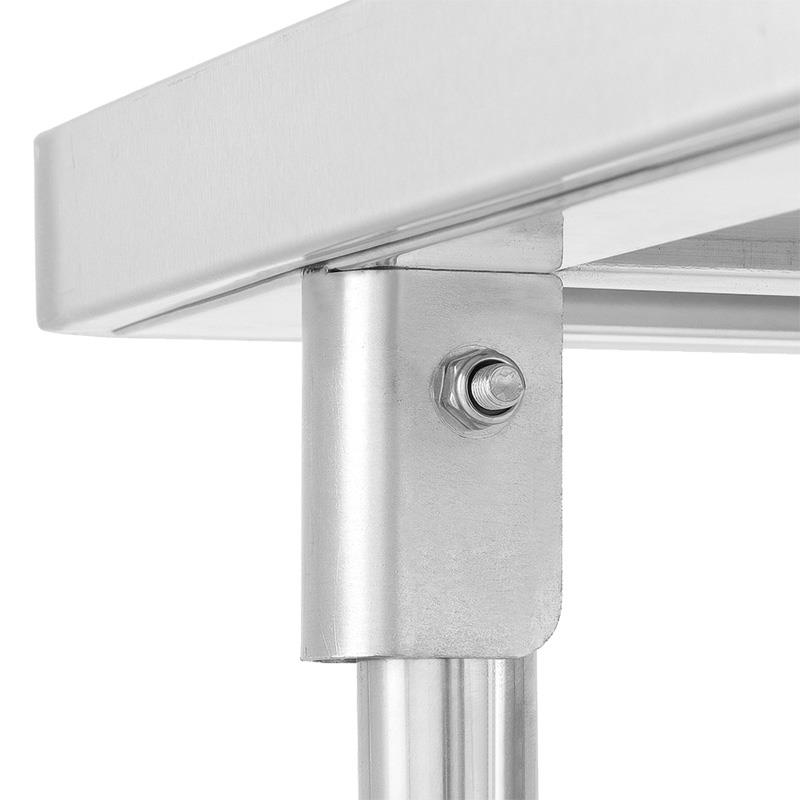 MESA DE TRABAJO INOX PLEGABLE 160X60X80CM LARRYHOUSE LH2255 - Imagen 5