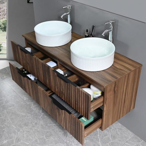 MUEBLE DE BAÑO SUSPENDIDO SERIE KAREN 120X46X50CM BENOTTI BT2929 - Imagen 4