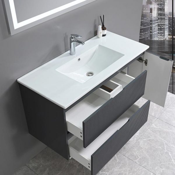 MUEBLE DE BAÑO SUSPENDIDO SERIE ASIA 100X46X54CM BENOTTI BT2912 - Imagen 3