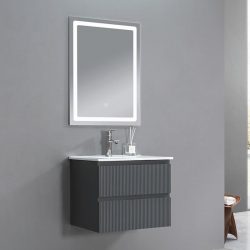 MUEBLE DE BAÑO SUSPENDIDO SERIE BRISA 80X46X50CM BENOTTI BT2927