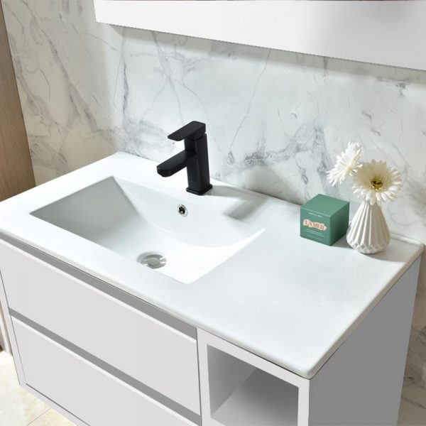 MUEBLE DE BAÑO SUSPENDIDO SERIE LEIRE 90X46X50CM BENOTTI BT2924 - Imagen 3