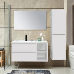 MUEBLE DE BAÑO SUSPENDIDO SERIE LEIRE 90X46X50CM BENOTTI BT2924