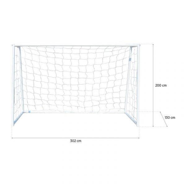 PORTERIA DE FUTBOL CLASSIC MURO DE TIRO 302X200X130CM ATHANSPORT AT1050 - Imagen 4