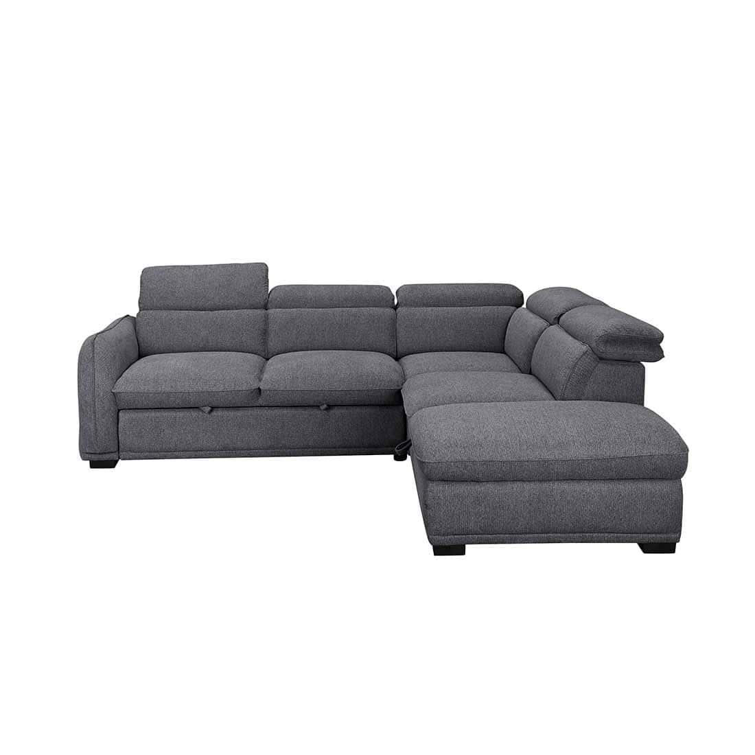 CHAISELONGE VENICE 2P+ESQU+CHAISE TELA OTE STYLE GRIS CF21492L3D01 SOFAS SILLON SILLONES CHAISELONGUES REVERSIBLES