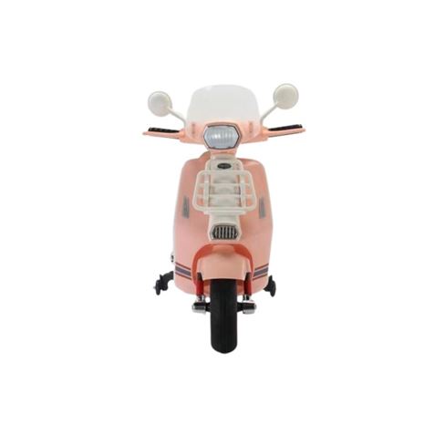 MOTO SCOOTER CLASICO CON RUEDINES ROSA 33016 - Imagen 3