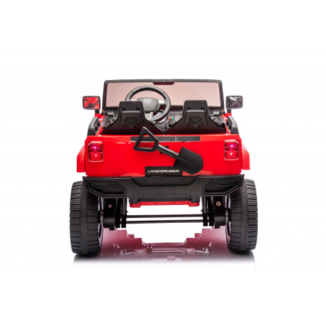 COCHE INFANTIL A BATERIA CON CONTROL REMOTO TOYOTA LC250 ROJO 33002 - Imagen 5