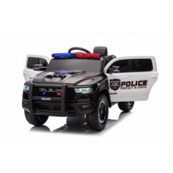 COCHE INFANTIL A BATERIA CON CONTROL REMOTO RAM 1500 POLICIA NEGRO 33009