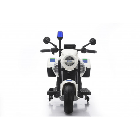 MOTO DE POLICIA INFANTIL A BATERIA CON RUEDINES 33013 - Imagen 4