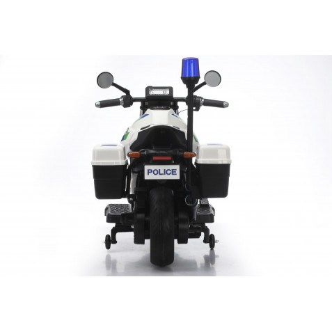 MOTO DE POLICIA INFANTIL A BATERIA CON RUEDINES 33013 - Imagen 6