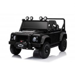 COCHE INFANTIL A BATERIA CON CONTROL REMOTO LAND ROVER DEFENDER NEGRO 33000