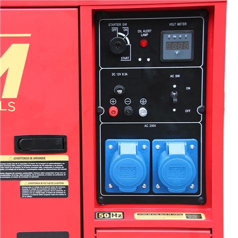 GENERADOR INSONORIZADO GASOIL 6500W BLIM BL0465 - Imagen 6