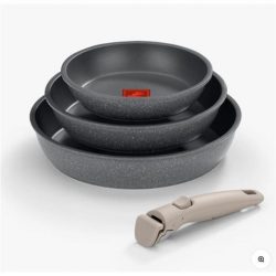 SET 3 SARTENES 20/24/26CM CON MANGO EXTRAIBLE ONE CLICK PIETRA MONIX M831303