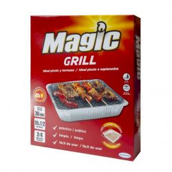 BARBACOA 1 SOLO USO 750GR MAGIC GRILL 775004