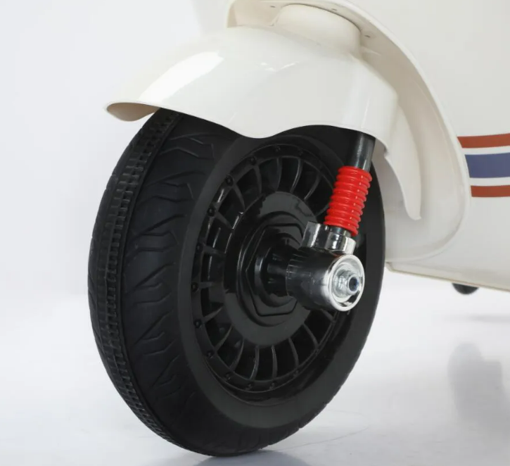 MOTO SCOOTER CLASICO CON RUEDINES VERDE 33015 - Imagen 4