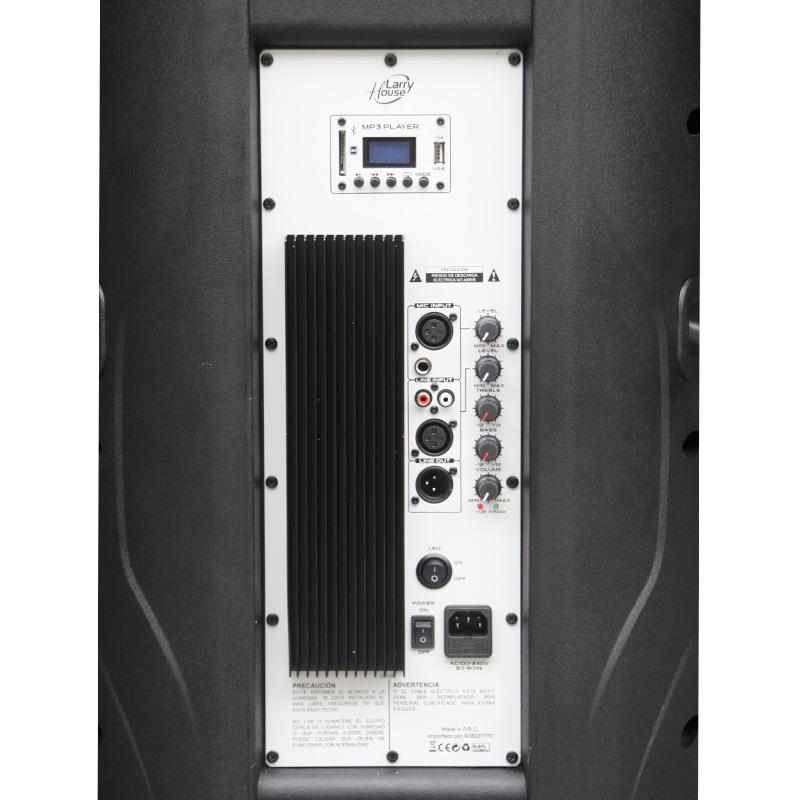 ALTAVOZ 2X15" PRO AUTOAMPLIFICADO 1.800W LARRYHOUSE LH2238 - Imagen 2