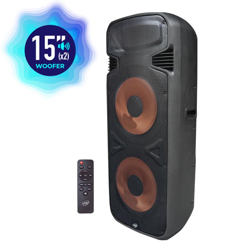 ALTAVOZ 2X15" PRO AUTOAMPLIFICADO 1.800W LARRYHOUSE LH2238 LARRYHOUSE LH2239 ALTAVOCES DE GRANDES POTENCIAS ALTAVOCES GRAN POTENCIA KARAOKES