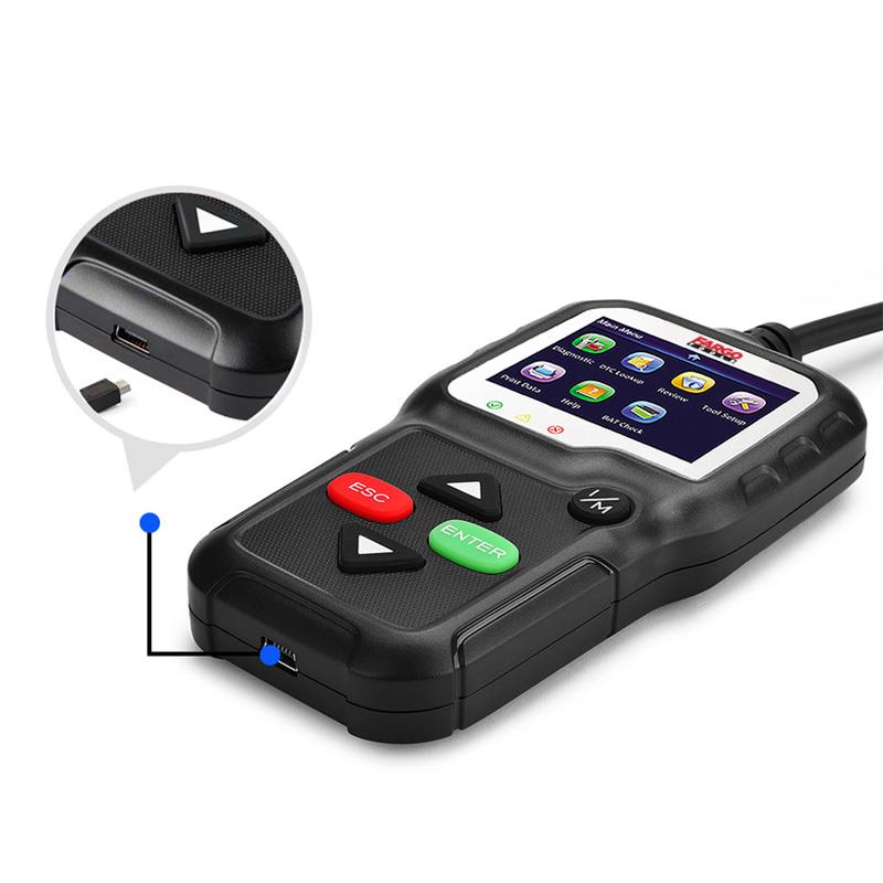 MAQUINA DIAGNOSIS OBD2 FARGO TOOLS FT1437 - Imagen 3