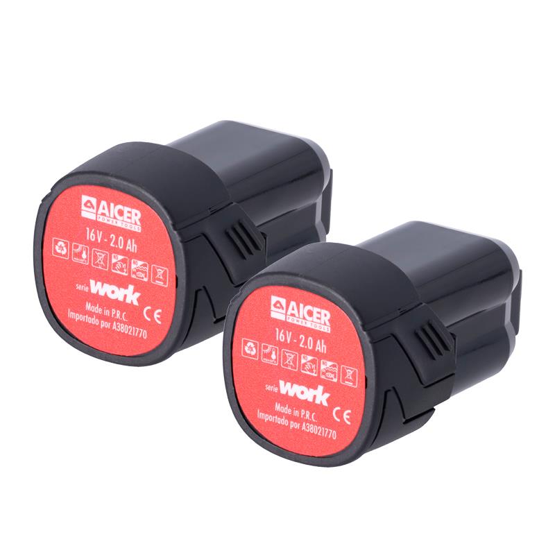 TALADRO PERCUTOR 16V BRUSHLESS SERIE WORK (2X 2.0AH) AICER AC1798 - Imagen 5