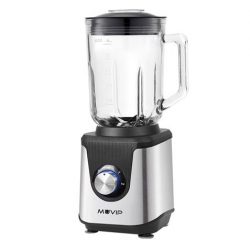 BATIDORA INOXIDABLE VASO CRISTAL 1800W 1.8 LITROS MUVIP MV0652
