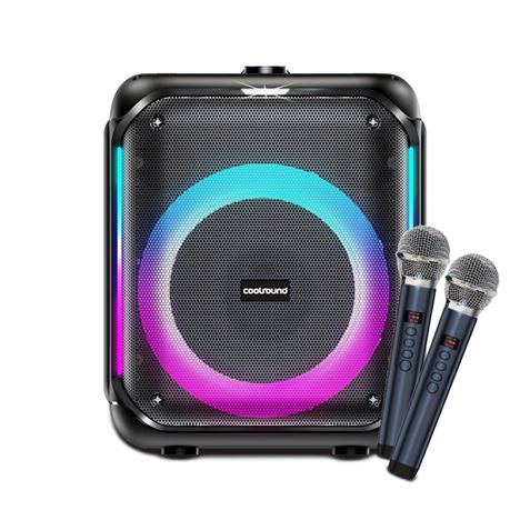 ALTAVOZ KARAOKE PORTATIL PARTYBOX 8" COOLSOUND CS0270 ALTAVOCES GRAN POTENCIA ALTAVOCES KARAOKES ALTAVOCES DE BATERIAS