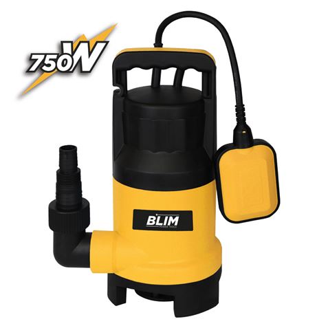 BOMBA SUMERGIBLE PLASTICA AGUAS SUCIAS 750W BLIM BL0476 BOMBAS SUMERGIBLES