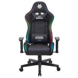 SILLA GAMING RGB SERIE FENRIR NEGRA CROMAD CR1230