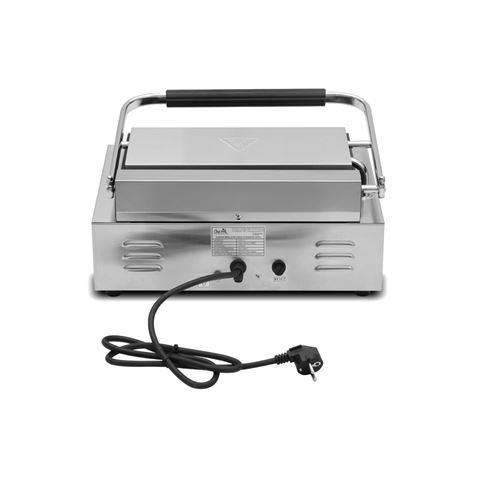 SANDWICHERA INDUSTRIAL SUPERFICIE MIXTA (RAYADA + LISA) 2200W CHEF PRO CF0111 - Imagen 4