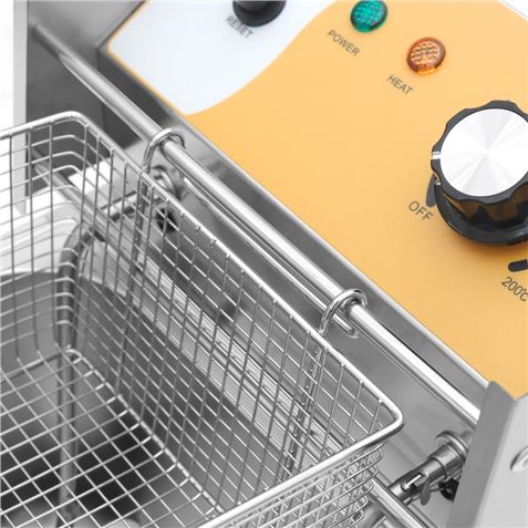 FREIDORA ELECTRICA PROFESIONAL 9 LITROS 2500W CHEF PRO CF0100 - Imagen 8