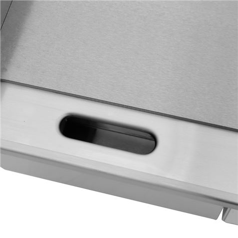 PLANCHA ELECTRICA PROFESIONAL SUPERFICIE LISA 3000W CHEF PRO CF0107 - Imagen 6