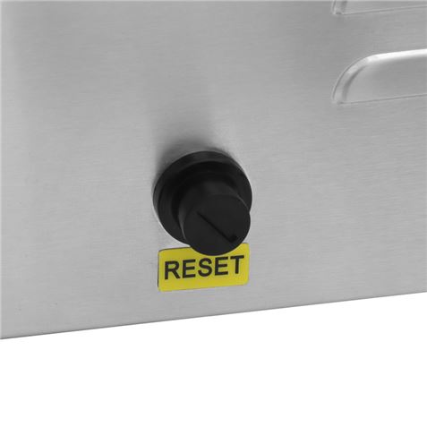 PLANCHA ELECTRICA PROFESIONAL SUPERFICIE LISA 3000W CHEF PRO CF0107 - Imagen 8