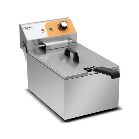 FREIDORA ELECTRICA PROFESIONAL 11 LITROS 3000W CHEF PRO CF0102 - Imagen 3