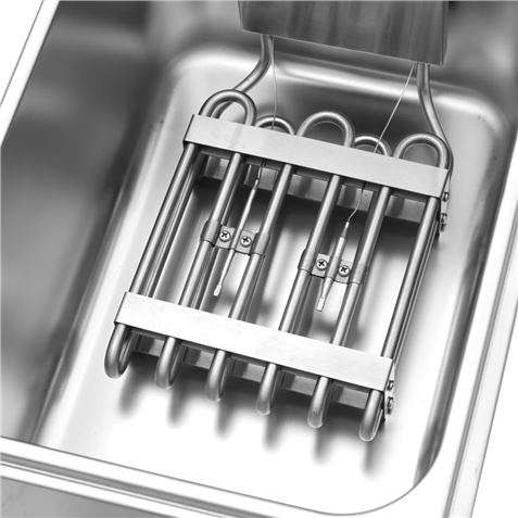 FREIDORA ELECTRICA PROFESIONAL 11+11 LITROS 2X3000W CHEF PRO CF0103 - Imagen 6