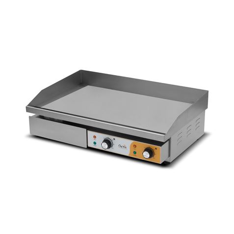 PLANCHA ELECTRICA PROFESIONAL SUPERFICIE LISA 4400W CHEF PRO CF0108 PLANCHAS ELECTRICAS INDUSTRIALES PARA RESTAURANTES BAR BARES HOTEL HOTELES