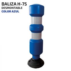 BALIZA H-75 DESMONTABLE FLEXIBLE COLOR AZUL PAMACON PM1810