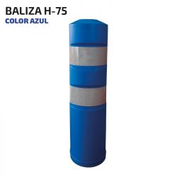 BALIZA H-75 FLEXIBLE COLOR AZUL PAMACON PM1808