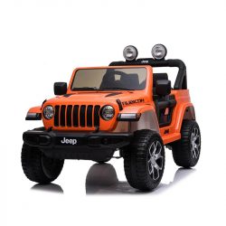 COCHE BATERIA JEEP WRANGLER RUBICON NARANJA 62513