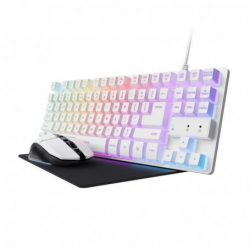 TECLADO + RATON + ALFOMBRILLA GXT 794W GAMING BUNDLE TRUST 25233