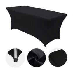 FUNDA PARA MESA DE RESINA 152X70X74CM NEGRA SUNGARDEN SG0176