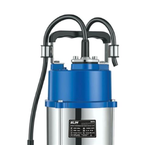 BOMBA SUMERGIBLE INOX AGUAS SUCIAS 2HP BLIM BL0522 - Imagen 3