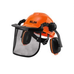 CASCO DE SEGURIDAD CON VISERA Y PROTECCION AUDITIVA BLIM BL0504