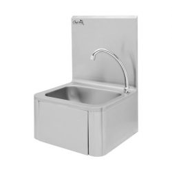 FREGADERO MURAL ACERO INOX PROFESIONAL CON GRIFO Y DISPENSADOR CHEF PRO CF0144