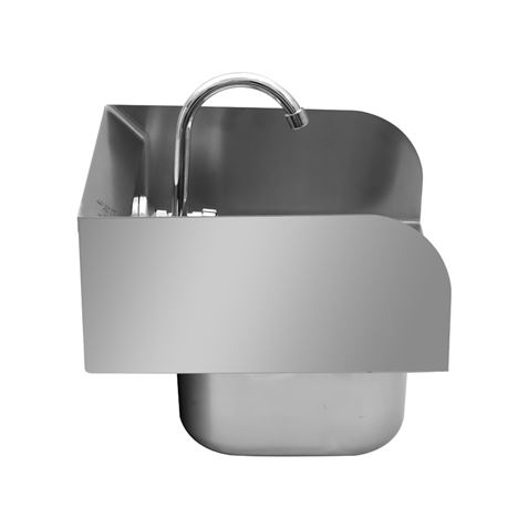 FREGADERO MURAL ACERO INOX PROFESIONAL CON GRIFO Y BACKSPLASH CHEF PRO CF0143 - Imagen 4