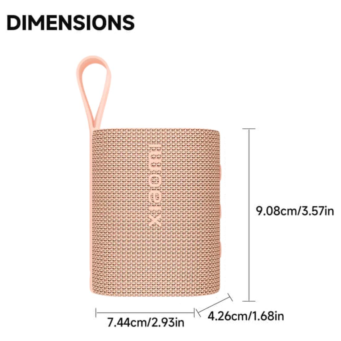 ALTAVOZ PORTATIL POCKET BT 5W ROSA XIAOMI QBH4380GL - Imagen 4