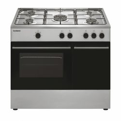 COCINA DE GAS 5 ZONAS 90CM INOX CORBERO CC510GB90X