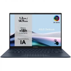 PORTATIL ZENBOOK 14 ULTRA 7 255H/16GB/SSD1TB/14" TACTIL /OLED/W11HOME ASUS 90NB14W3-M00AY0