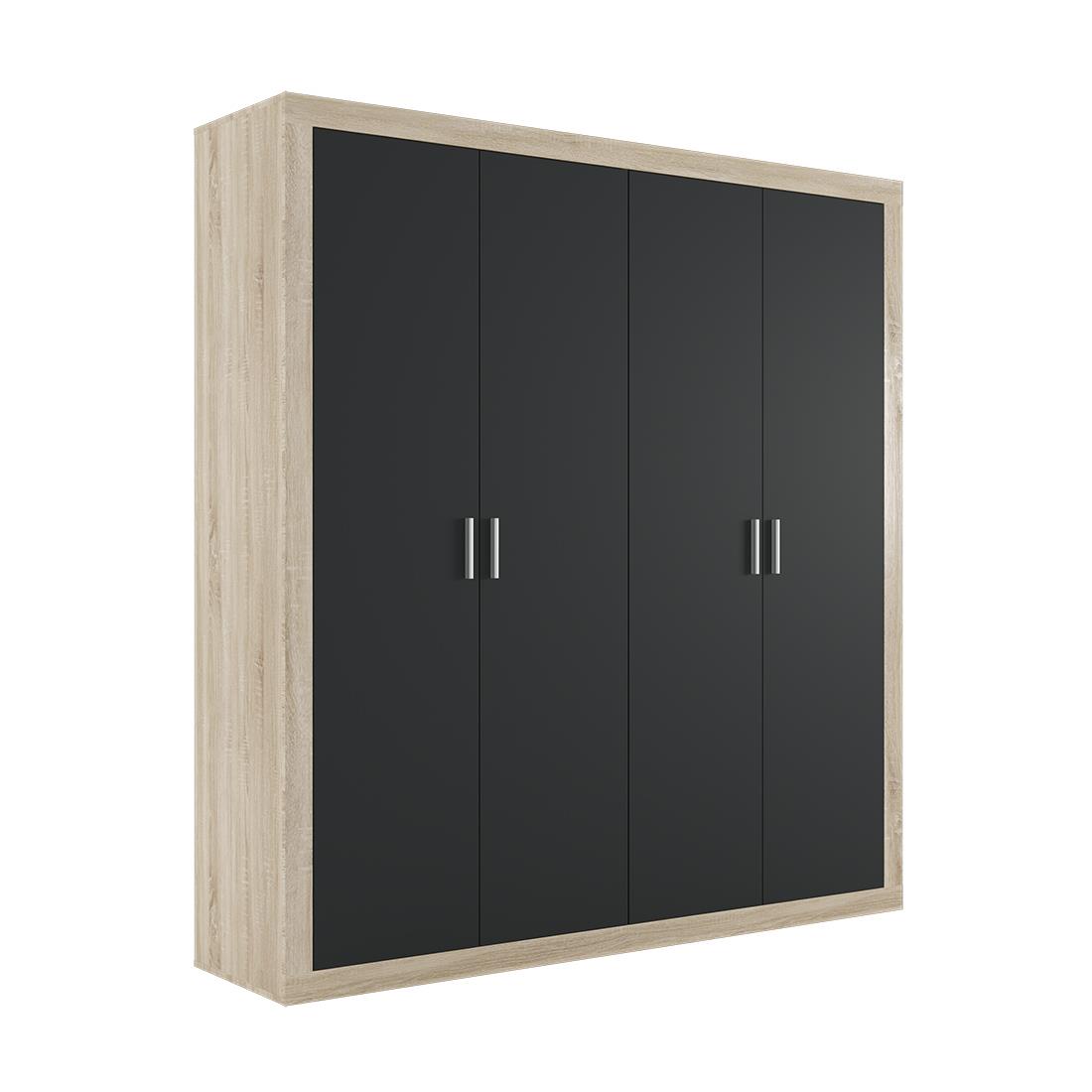 ARMARIO 4 PUERTAS MODELO SARA CAMBRIAM-GRAFITO GB22101102A ARMARIOS ROPERO ROPEROS