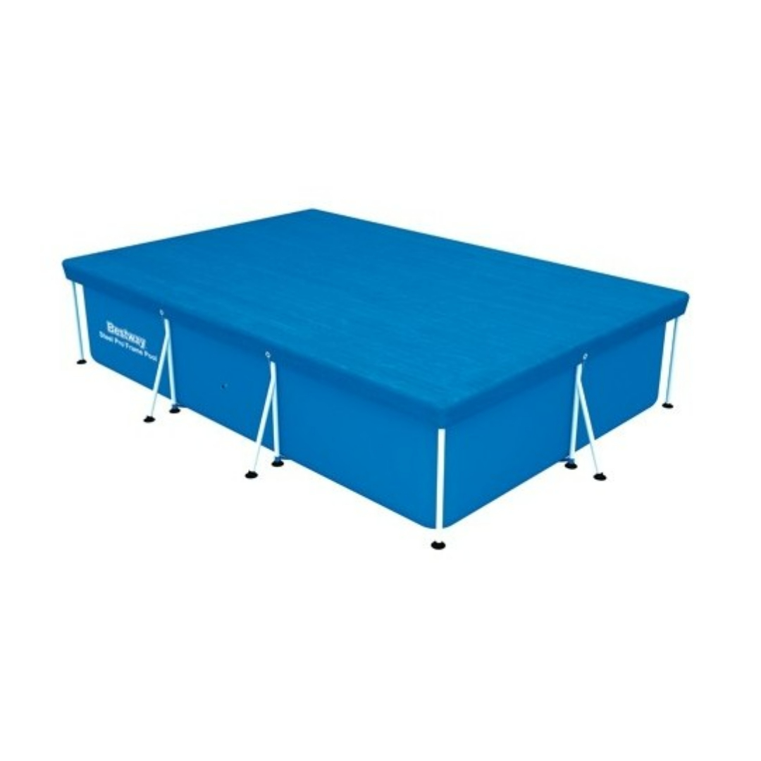 CUBIERTA RECTANGULAR PARA PISCINAS 300X201CM 58106 BESTWAY 630220 CUBIERTAS PARA PISCINAS RECTANGULARES TAPA PARA TAPAR LAS PISCINAS