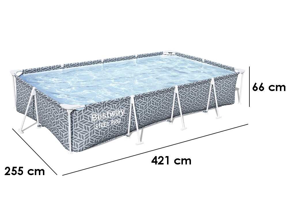PISCINA DESMONTABLE RECTANGULAR 561FV 366X201X66CM BESTWAY 630174 - Imagen 2