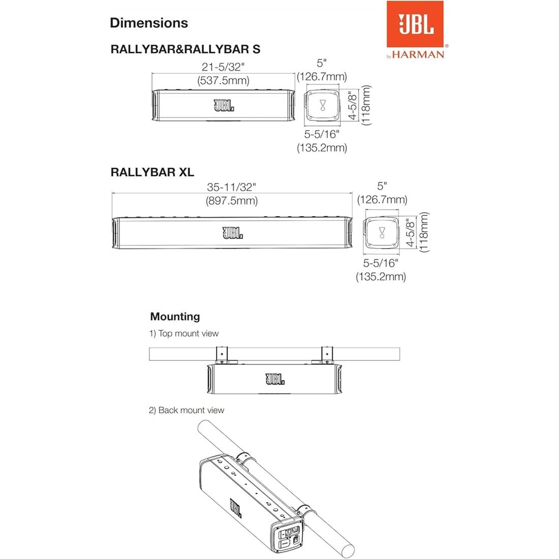 ALTAVOCES RALLYBAR BARRA DE SONIDO BT JBL RALLYBAR - Imagen 4