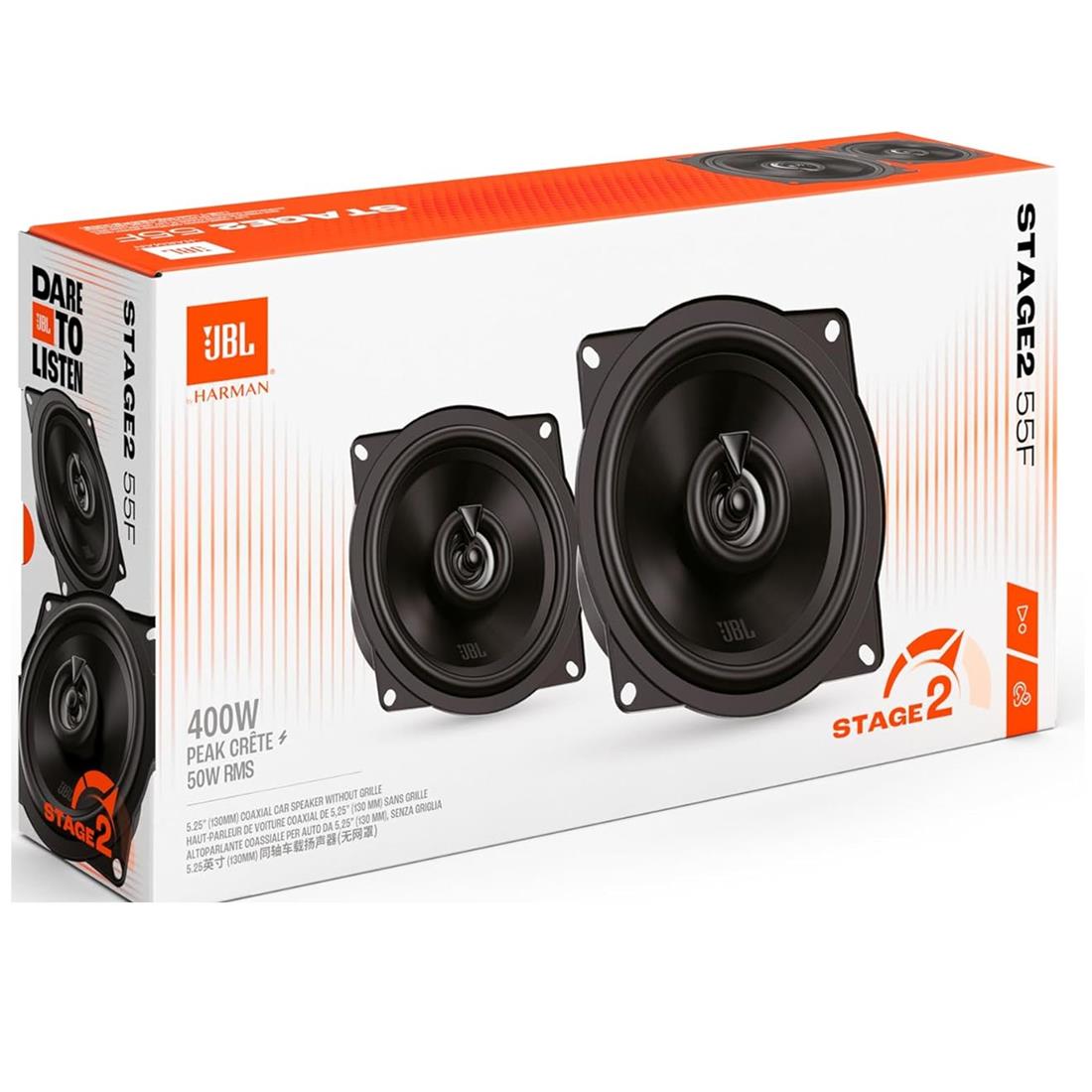 ALTAVOCES STAGE2 55F GEN 2 ALTAVOCES COAXIALES 2 VIAS 5.25" 400W JBL STAGE255F - Imagen 3